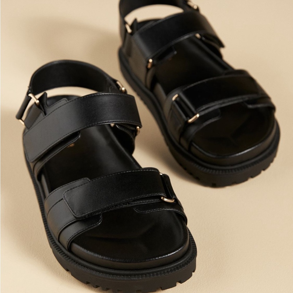 Anthropologie Maeve Double Strap Sandals - Picture 2 of 10